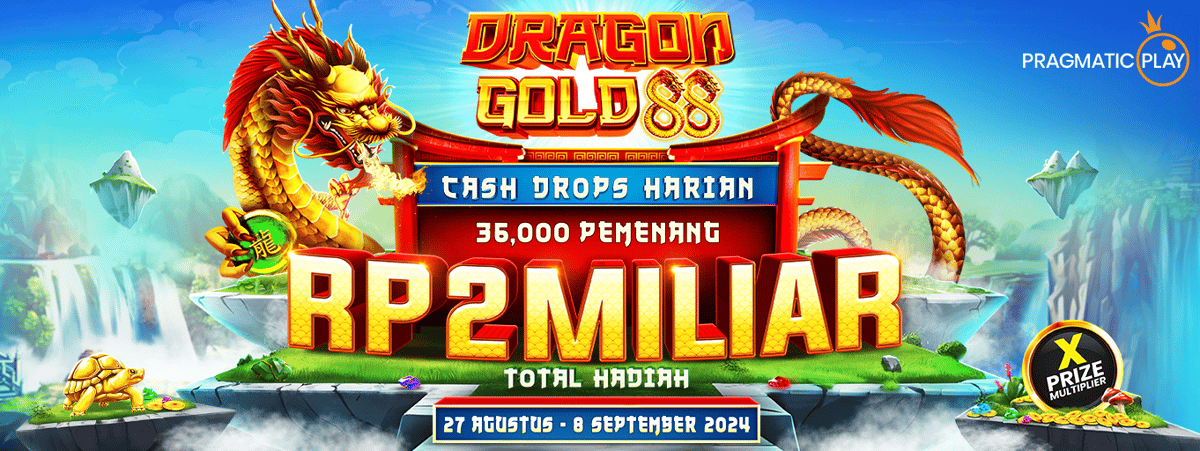 Pragmatic Play - Dragon Gold 88 Daily Cash Drops Banner