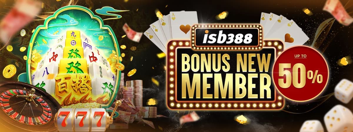 BONUS DEPOSIT NEW MEMBER 50% SLOT!!! Banner